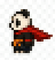 Pixel-art emote animation example
