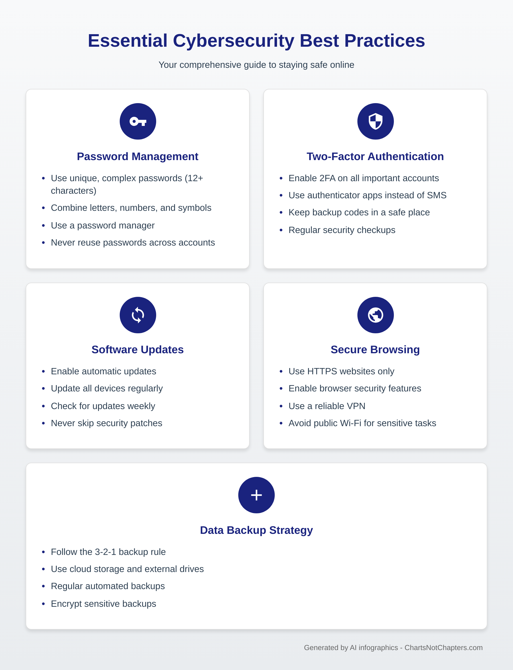 Infographic: Cybersecurity Best Practices